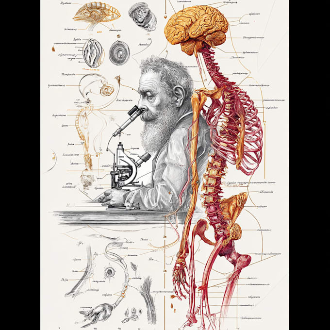 make highly customised medical and anatomy illustrations