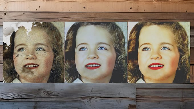 restore old damaged photos and bring them back to life