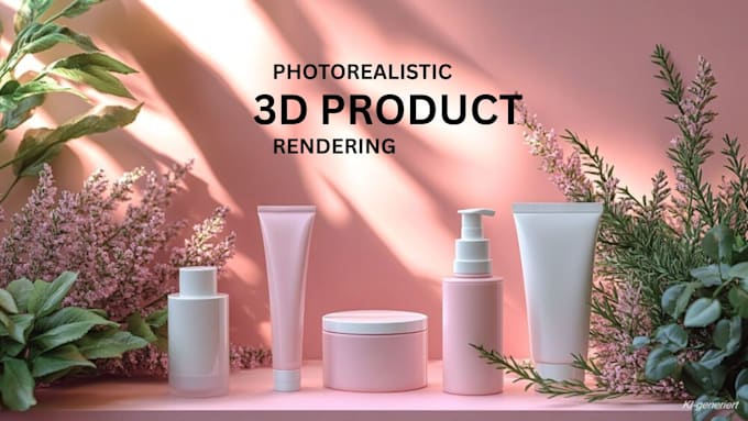 Create photorealistic 3d product renderings, mockups, visuals and ...