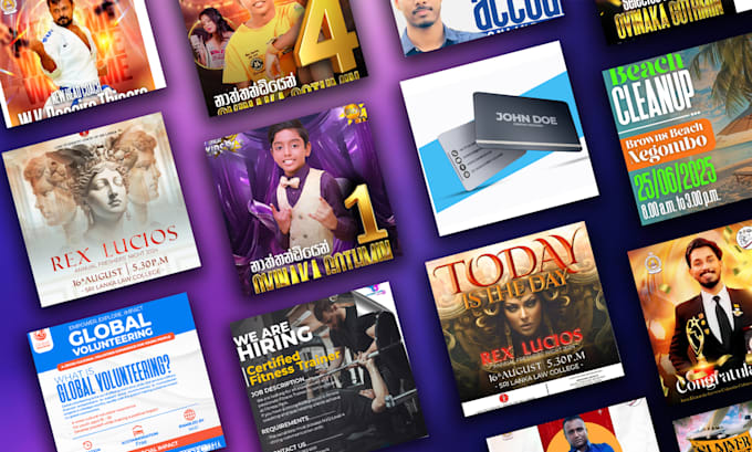 design creative social media posts