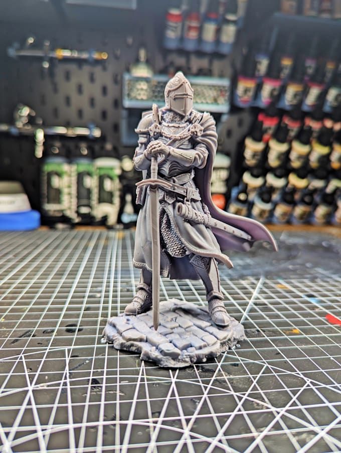 3d print high quality resin or fdm miniatures and terrain