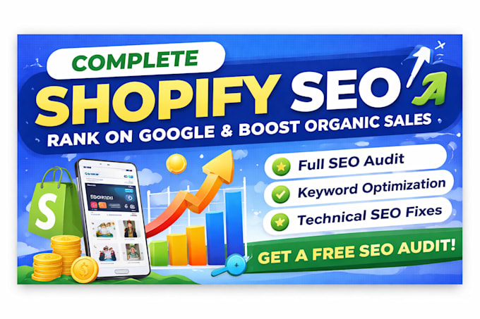 do complete shopify SEO for google ranking and organic sales
