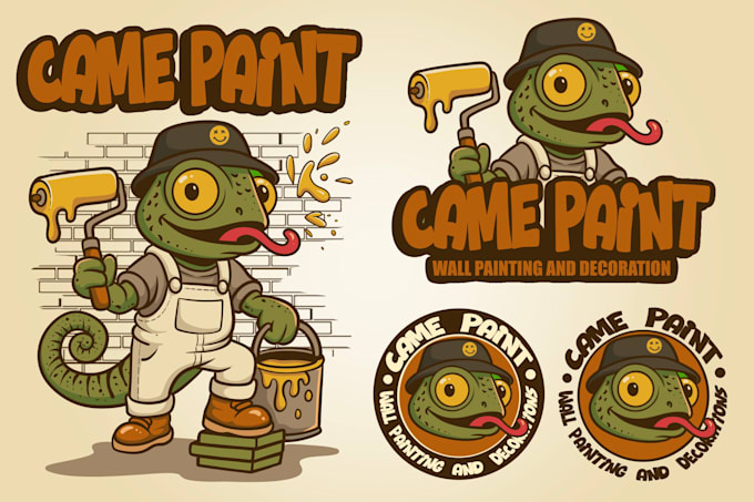 design a unique reptile mascot and logo for your brand