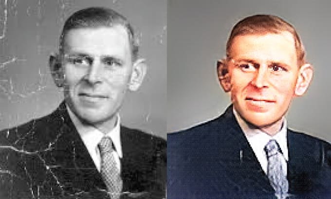 restore old photos, fix and colorize old and damaged photos