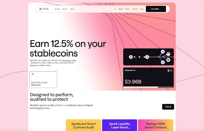 make stablecoin on any network, stablecoin dapp, fork stablecoin,staking dapp