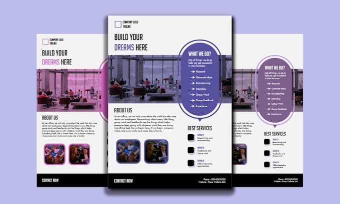 create a stunning custom flyer design for your business