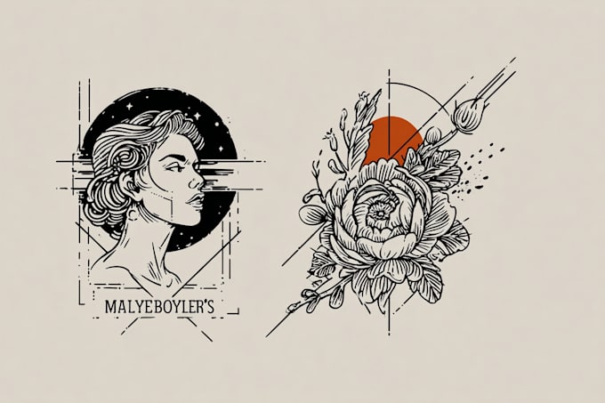 make professional minimalist tattoos for you