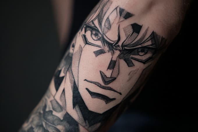 create simplistic line work tattoo designs