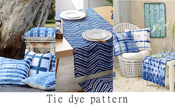 design seamless tie dye digital pattern for fabric print