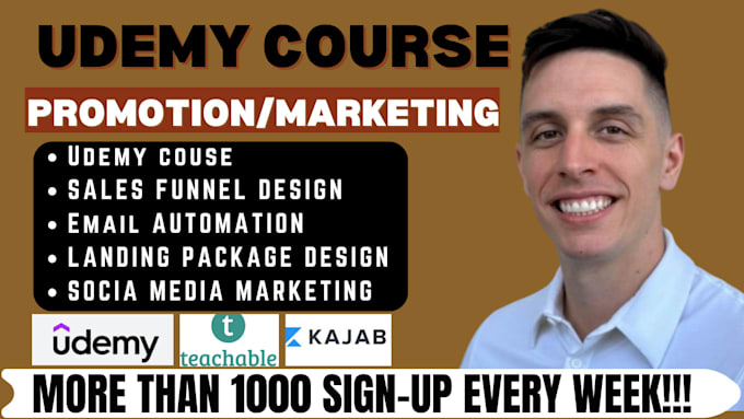 do udemy online course promotion, udemy course marketing, udemy course funnel