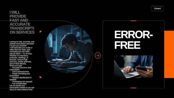 provide fast and accurate transcription services audio to text