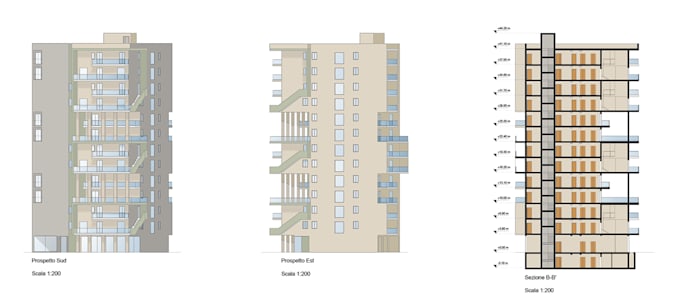 render architecture site and drawings in photoshop