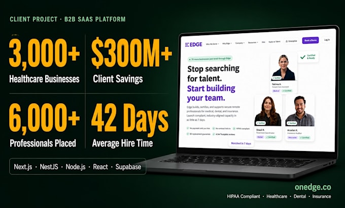build ai saas website, mvp, web app with next js development for startups