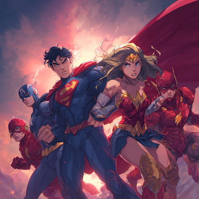 draw comic book illustrations or webtoon pages