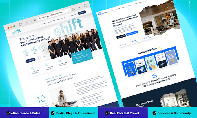 design and redesign elementor pro wordpress website