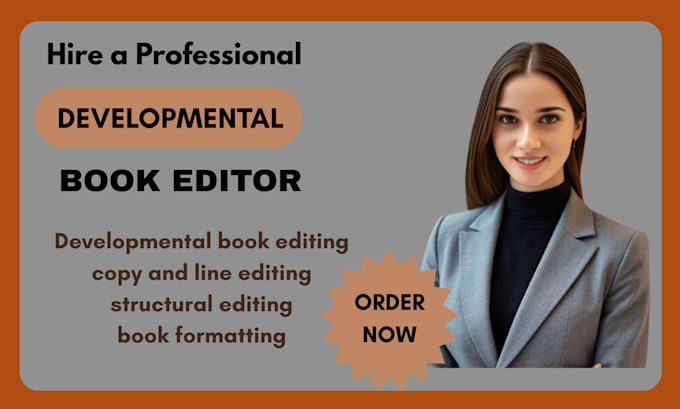 provide professional developmental editing for your book or manuscript