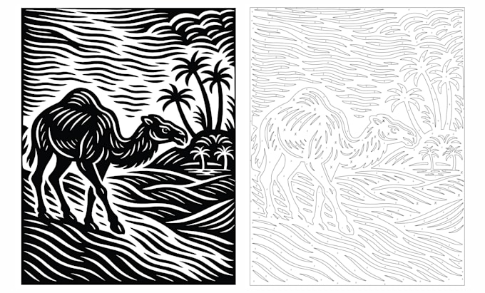 create custom monochrome coloring pages for amazon KDP in any niche
