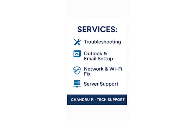 provide remote computer email and network support