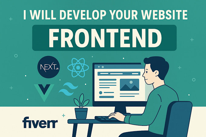 do custom website development using nextjs, react, vuejs and tailwind CSS