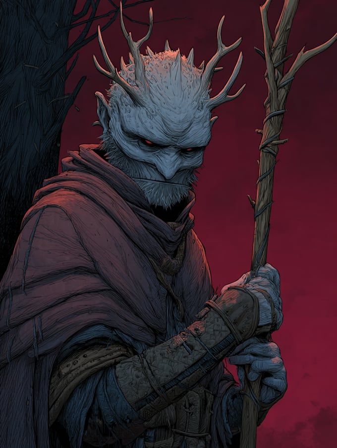 do scary fantasy horror character