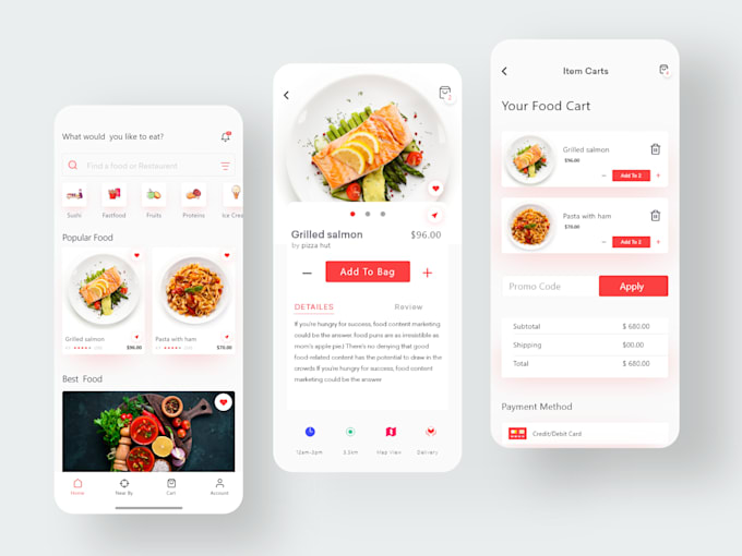 develop food delivery app for single, multi restaurant like uber eats