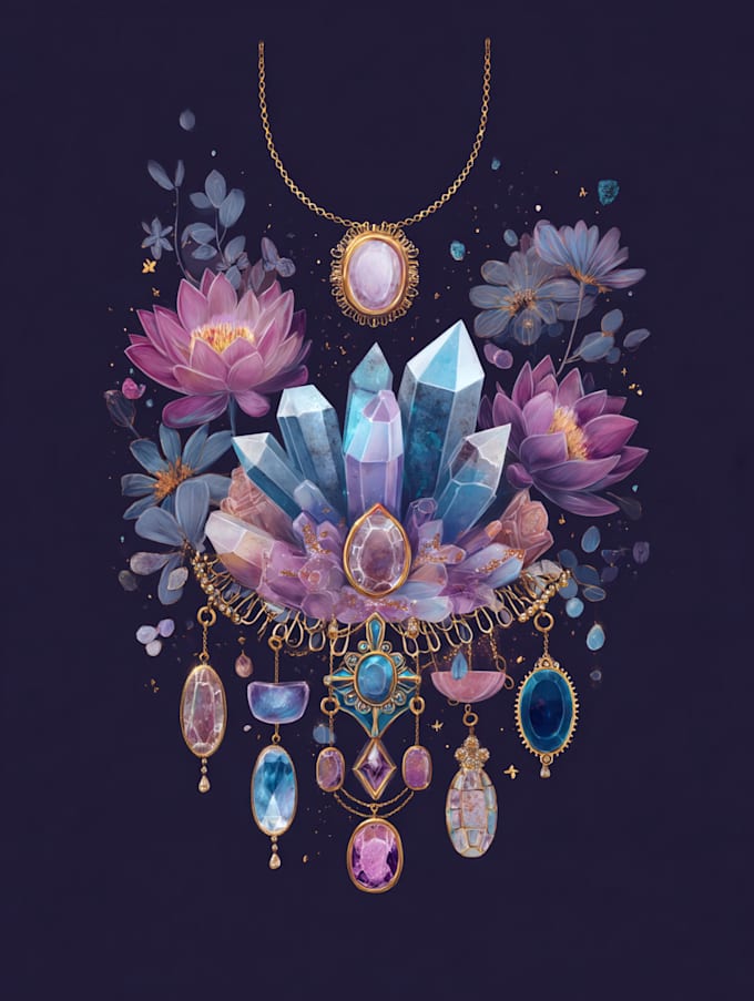design custom jewelry for printing and rendering