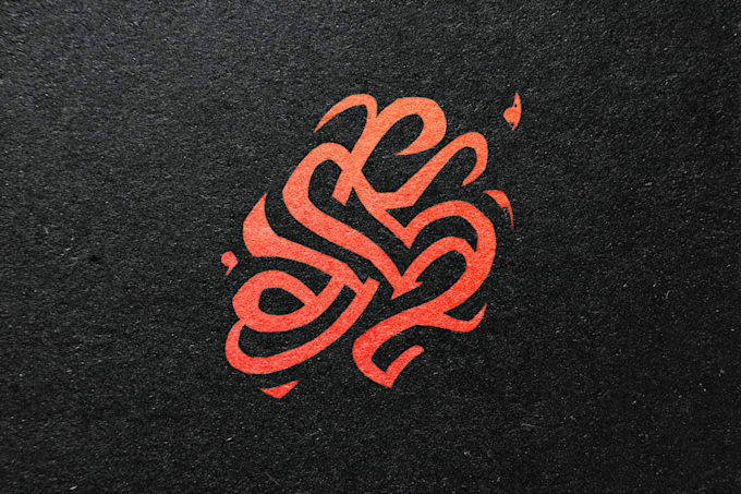 design awesome logo on graffiti tags style