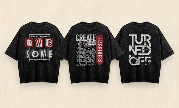 design t shirts with unique typography