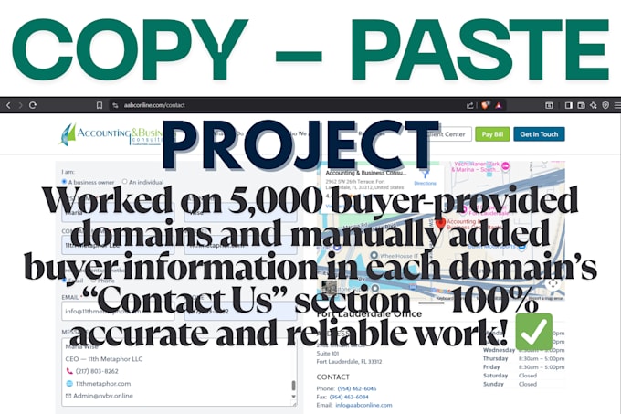 do data entry, web research and copy paste jobs for you