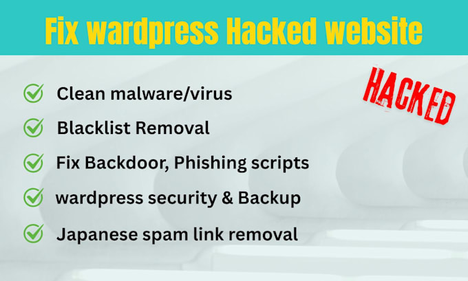 remove wordpress malware, fix hacked site, SEO spam, and blacklist