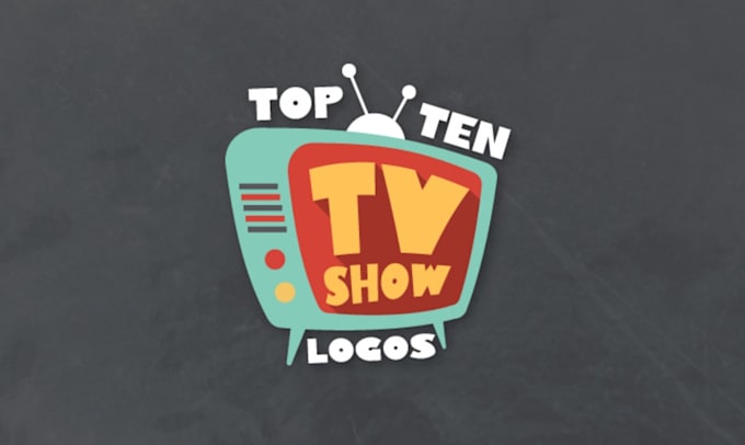 make modern minimalist beautiful tv logo design