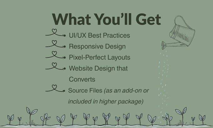 create a custom, responsive landing page