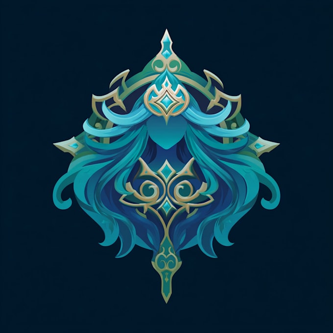create logo designer anime, fantasy