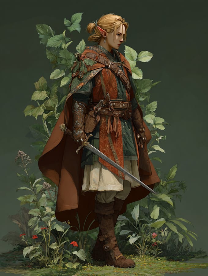draw dnd character illustrations