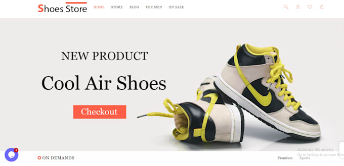 design profitable sneakers shopify store shoe cleaning kits store shoe website