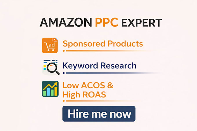 manage and optimize amazon PPC campaigns to improve acos and sales