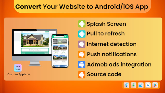 develop fast and responsive webview app for android and IOS