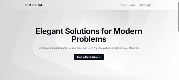 do a mobile friendly landing page with modular HTML and SEO