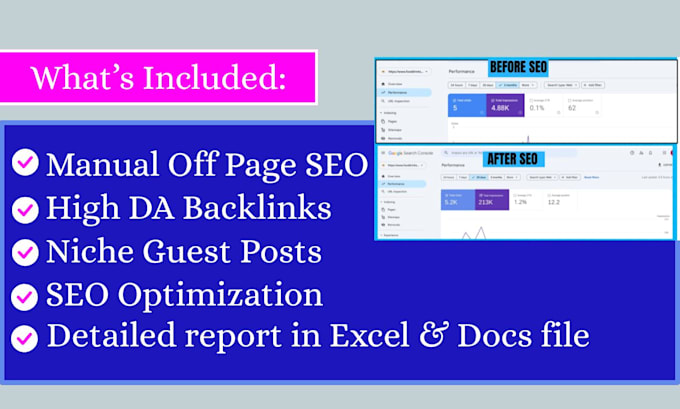 grow google ranking with manual link building and SEO backlinks