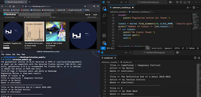 extract data from any website or file using python