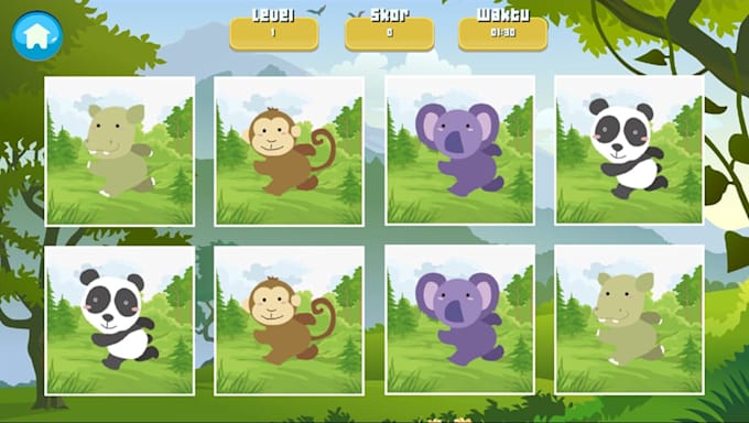 develop 2d game using unity for android or webgl and desktop