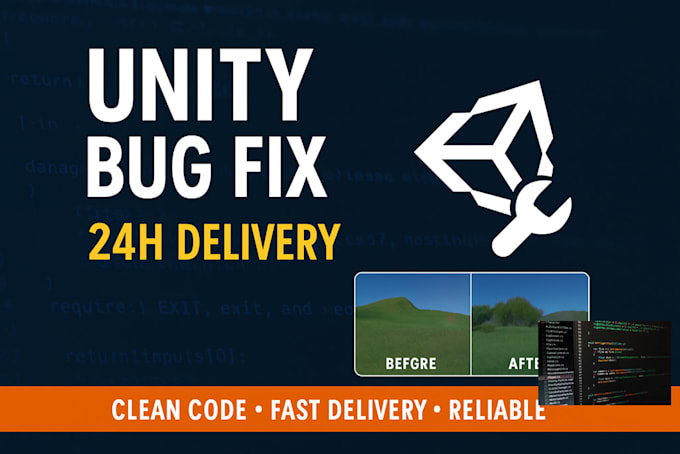 Fix your unity bug or add a small features within 24hrs by Kamadotech ...