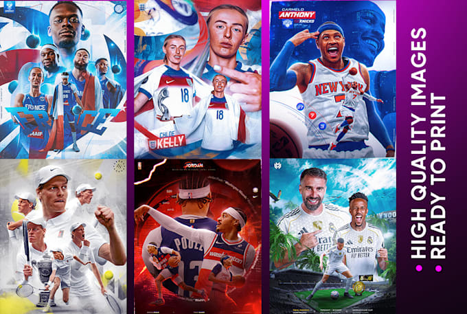 design creative sports artwork
