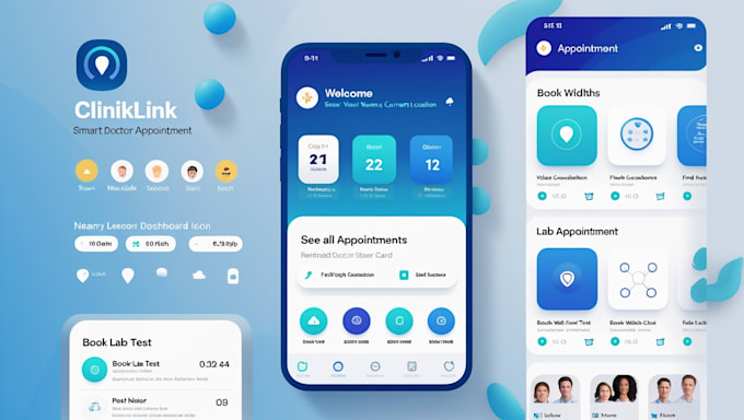 create full doctor booking app with admin panel
