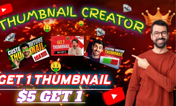 disign catchy youtube thumbnail