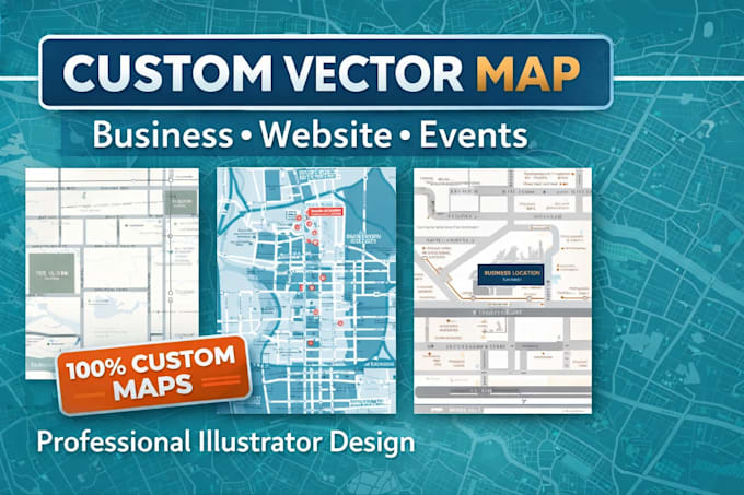 create a custom vector map for your business location