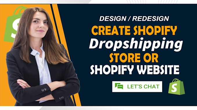 build shopify store design redesign dropshipping store shopify website design