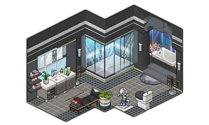 do isometric pixel game assets retro pixel art environment props pixel game art