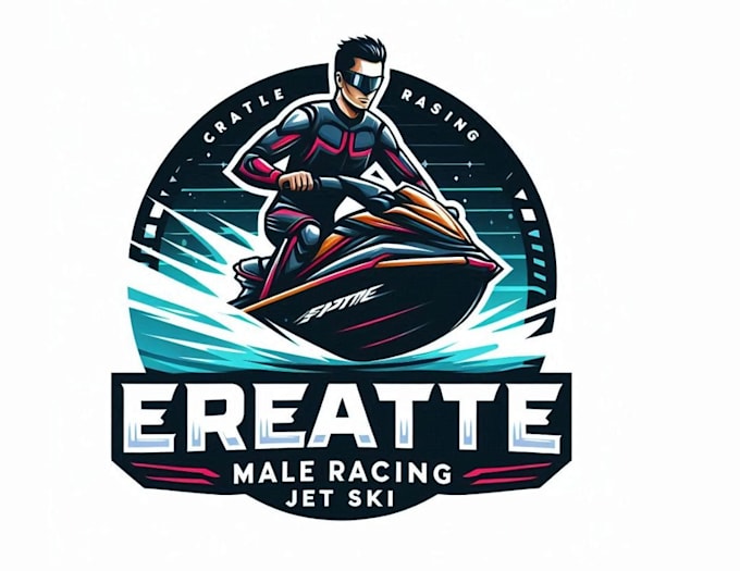 create esport racing jets ki logo