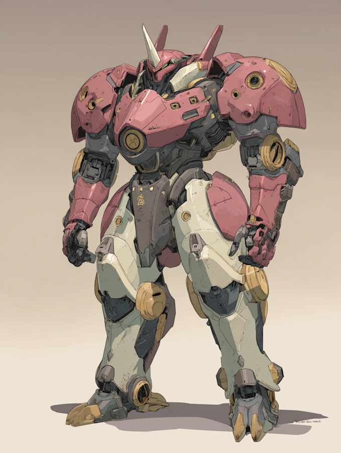 Draw sci fi , cyberpunk , mecha, fantasy character design by ...